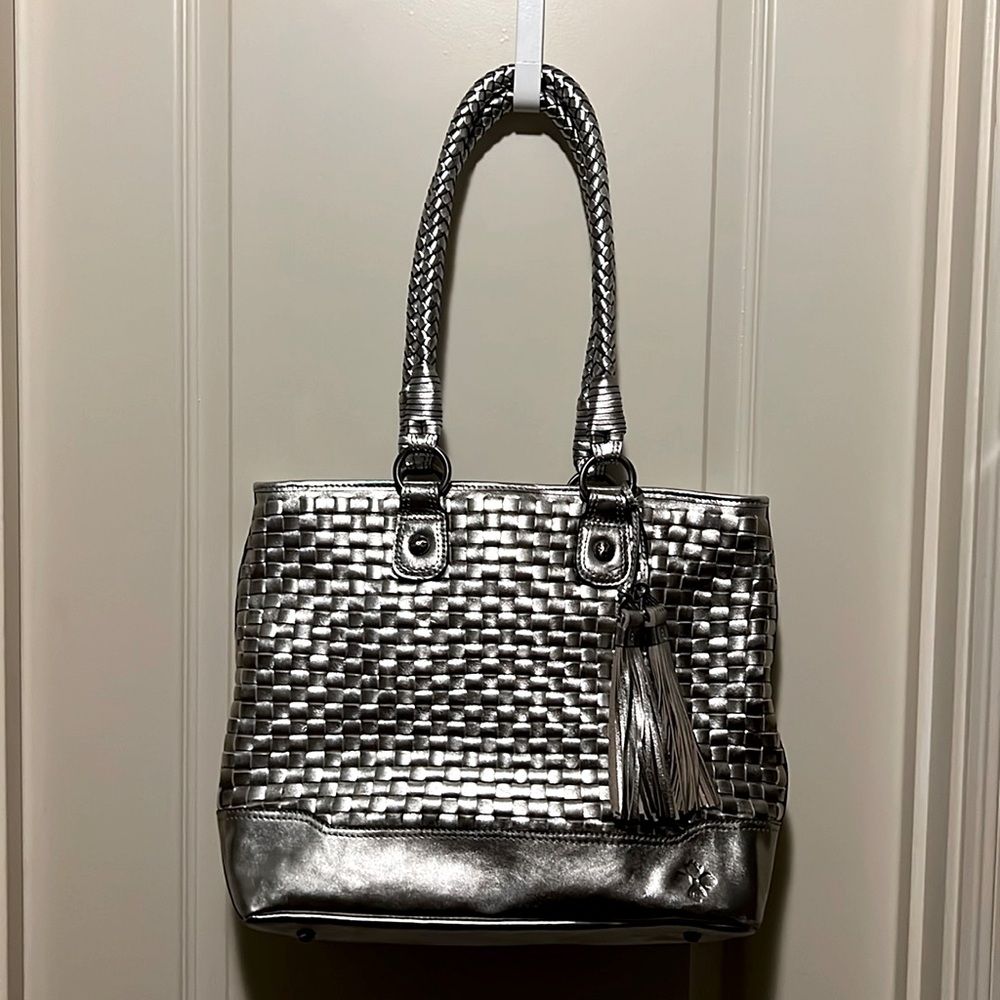 Patricia Nash Lesina Tote Discovery Antique Platinum